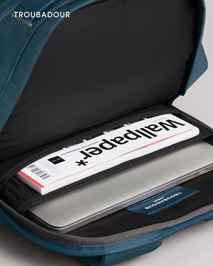 Troubadour Apex 3.0-22L Premium Laptop Backpack - Ergonomic & Water Resistant - Designed for Work and Travel - Air Force Blue