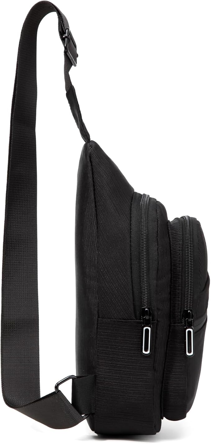 EVANCARY Small Sling Bag for Women Men, Sling Backpack Chest Daypack Crossbody Bag for Travel Outdoor Hiking