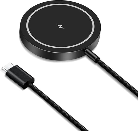 Magnetic Wireless Charger for iPhone 16 Pro Max/16 Pro/16/16 Plus/15/14/13/12 Series AirPods 3/2/Pro/Pro 2 15w Mag-Safe Charger Magnet Charging Pad with USB-C Ports