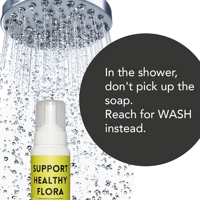 pH Balance Feminine Wash for Women & Men – Fragrance-Free Unscented Foam Cleanser for Intimate wash, Prebiotic pH Cleanser, Sensitive Daily Hygiene Wash
