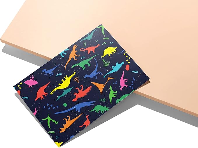 Twigs Paper - Assorted Dinosaur Greeting Cards - Stationery Cards with Envelopes - Thank You Card - Blank Note Cards - Greeting Cards for All Occasions - Made in USA (5.5 x 4.25, Set of 12)