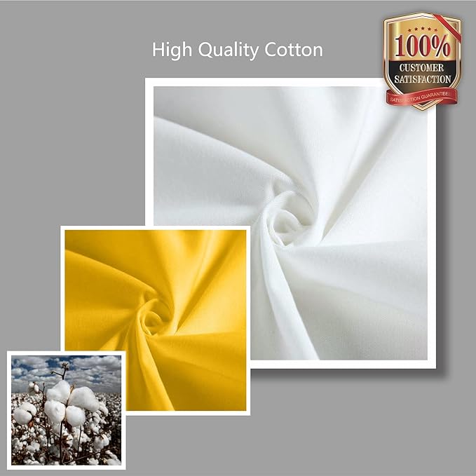 TOPDesign 1-Pack Super Strong Large 12oz Cotton Canvas Tote Bag, Reusable Grocery Shopping Cloth Bag, Fashionable Two-Tone Tote for Crafts, DIY Your Creative Designs