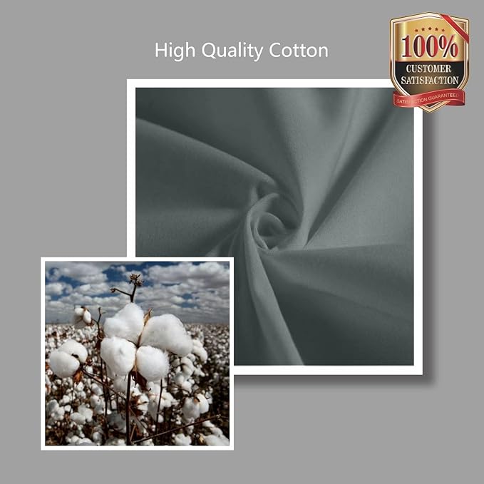 TOPDesign 3-Pack Super Strong Large 12oz Cotton Canvas Tote Bags, Reusable Grocery Shopping Cloth Bags, Fashionable Two-Tone Totes for Crafts, DIY Your Creative Designs