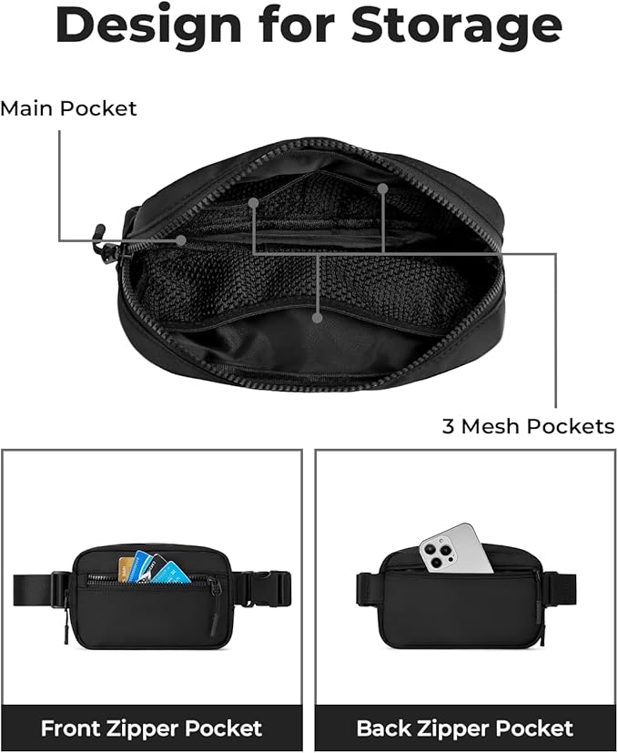 CHOLISS Small Sling Bag for Women and Men, Crossbody Bags Trendy Fanny Packs Chest Bag with Extended Strap