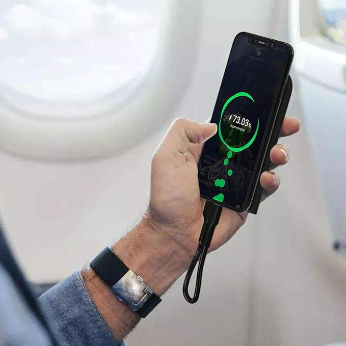 4 Inches USB C Cord Short, 5 Pack Durable USB A to USB Type C Fast Charging Cable for Charging Stations Compatible with Samsung Galaxy Note 10 20 S10 S22 Ultra LG V30 V40