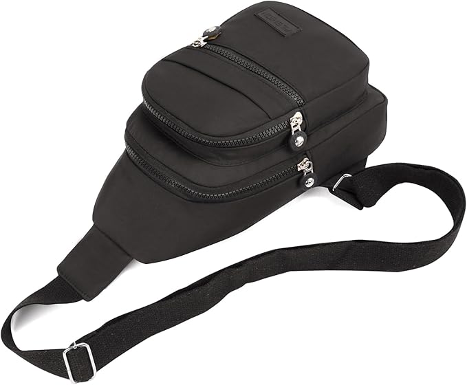 EVANCARY Small Sling Bag for Women Men, Sling Backpack Chest Daypack Crossbody Bag for Travel Outdoor Hiking