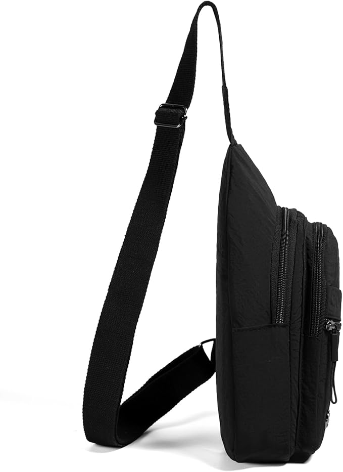 EVANCARY Small Sling Bag for Women Men, Sling Backpack Chest Daypack Crossbody Bag for Travel Outdoor Hiking