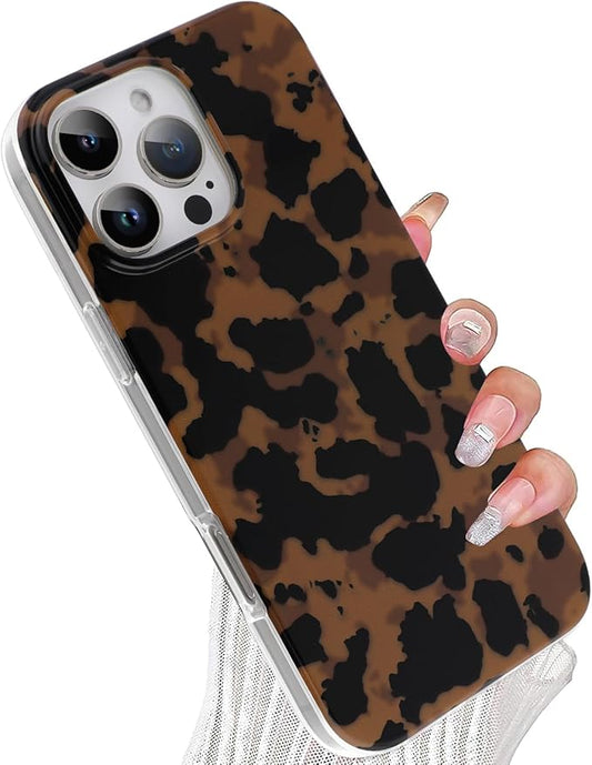 Magnetic for iPhone 16 Pro Max Case [Compatible with MagSafe] Lightweight Tortoiseshell TPU Slim Shockproof Translucent Matte Brown Clear Case for iPhone 16 Pro Max, Tortoise Print