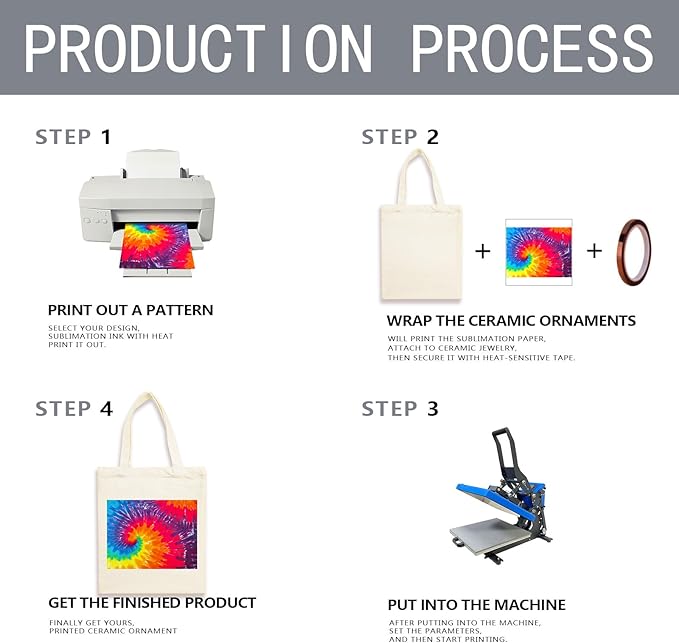 ORJ 12 PCS Sublimation blank canvas bags bulk,Polyester Shopping Tote Bags for Sublimation,DIY custom Blank Canvas Tote Bags 12.2 x 14.2 Inch