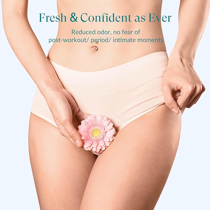 Gentle Soothing Feminine Wash for Women, Vaginal Reduces Odor Body Wash, Ph Balance Plant-Based Cleanser for Sensitive Skin - Paraben & Dioxide Free, Unscented, 6.76 Fl.Oz, Pack of 4