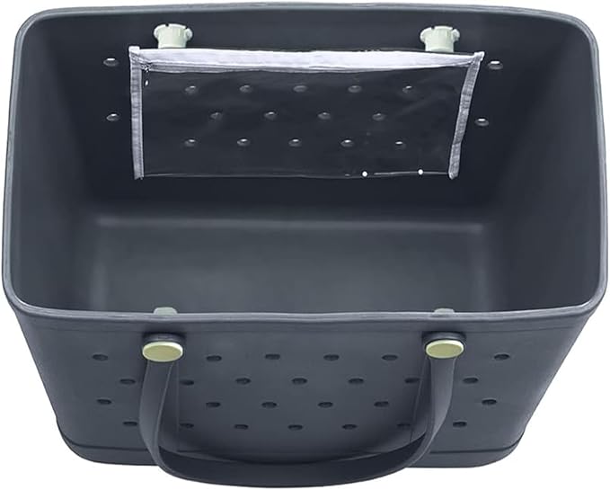 Beach Tote Bag for Women, Rubber Beach Bag Waterproof Sandproof, Extra Large EVA Tote Bag Boat Bag