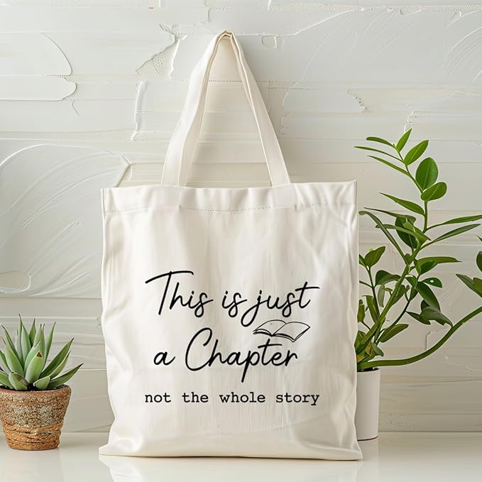 Canvas Tote Bag Aesthetic for Women,Reusable Canvas Cute Shoulder Bag for Grocery, Shopping, Beach & Daily Use