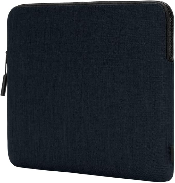 Incase Slim Sleeve with Woolenex for 13" MacBook/Laptop and iPad/Tablet - Padded Carry Case with Faux Fur Lining, Protective Cover, Vislon Zipper for Easy Access, Durable - Heather Navy