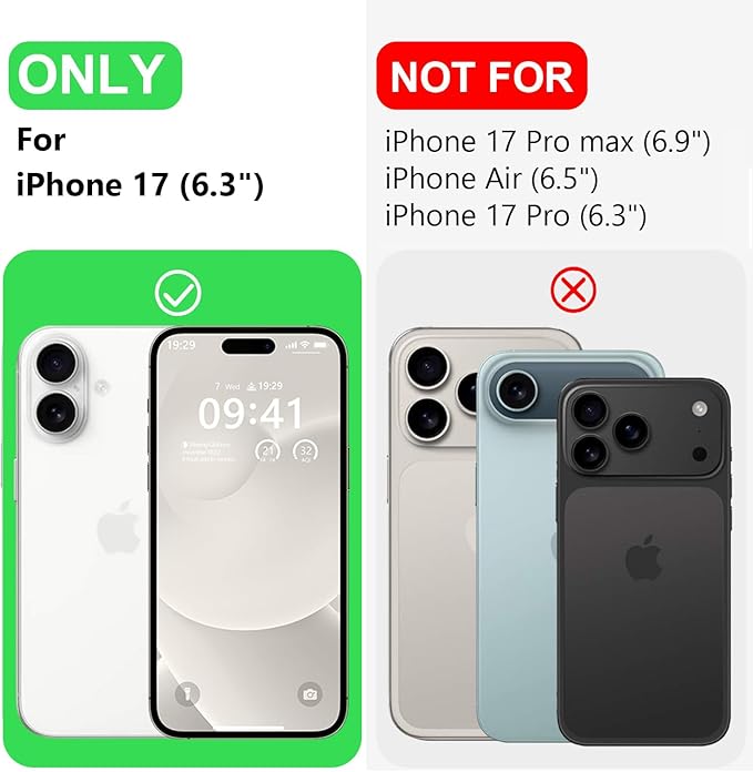 LOVE 3000 Designed for iPhone 17 Case, Premium Silicone [Compatible with Magsafe][Soft Anti-Scratch Microfiber Lining] Shockproof Protective Phone Case for Men Women 6.3", Pine Green