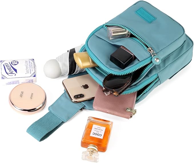 EVANCARY Small Sling Bag for Women Men, Sling Backpack Chest Daypack Crossbody Bag for Travel Outdoor Hiking