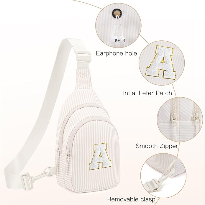 Gifts for 8 9 10 11 12 Year Old Girls Sling Bag Crossbody Bags Fanny Pack for Teen Girls Personalized Gifts for Women