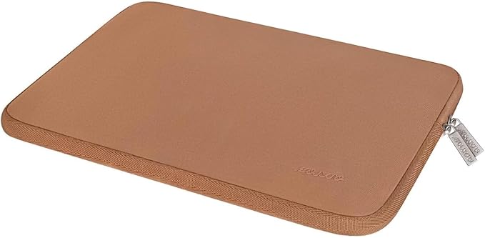 MOSISO Laptop Case 13.3 inch, 13-13.3 inch Laptop Sleeve Bag Compatible with MacBook Air/Pro 13 / Pro 14, HP Dell ASUS Lenovo Notebook, Neoprene Computer Sleeve Bag with Small Case, Brown