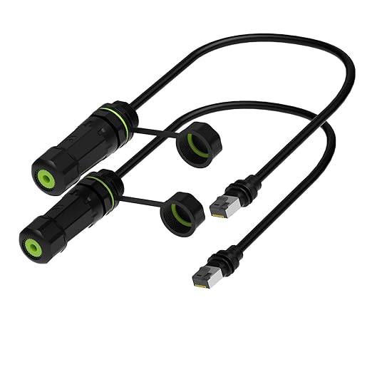 Waterproof Ethernet Adapter for Starlink - Gen 3 & Mini, Standard to RJ45 Coupler (2 Pack)