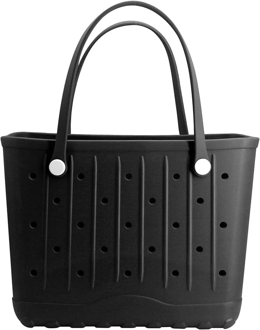 CXY Rubber Beach Bag EVA Waterproof Tote Bags Washable Sand-proof Travel Handbags for Pool Boat Groceries Work Sports