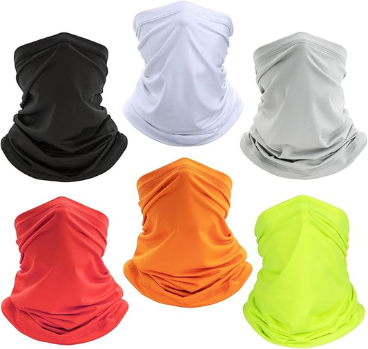 Neck Gaiter Bandana Face Mask: Cooling Gator Mask Breathable Face Cover Ski Neck Scarf Protection from Dust Sun for Men Women