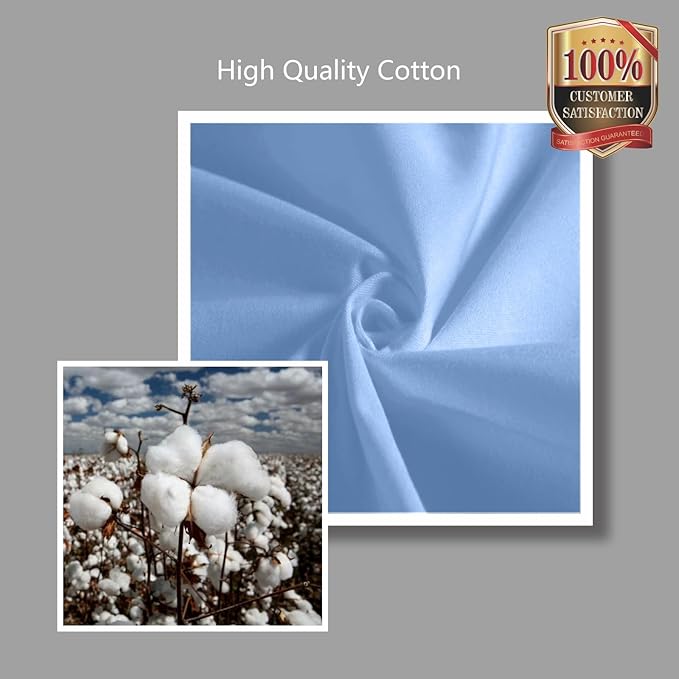 TOPDesign 1-Pack Super Strong Large 12oz Cotton Canvas Tote Bag, Reusable Grocery Shopping Cloth Bag, Fashionable Two-Tone Tote for Crafts, DIY Your Creative Designs