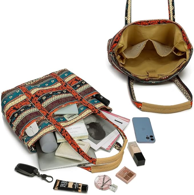 Kinmac Women's Laptop Tote Bag Top Handle Handbag Work Bag for Laptop Computer Up to 15.6 inch