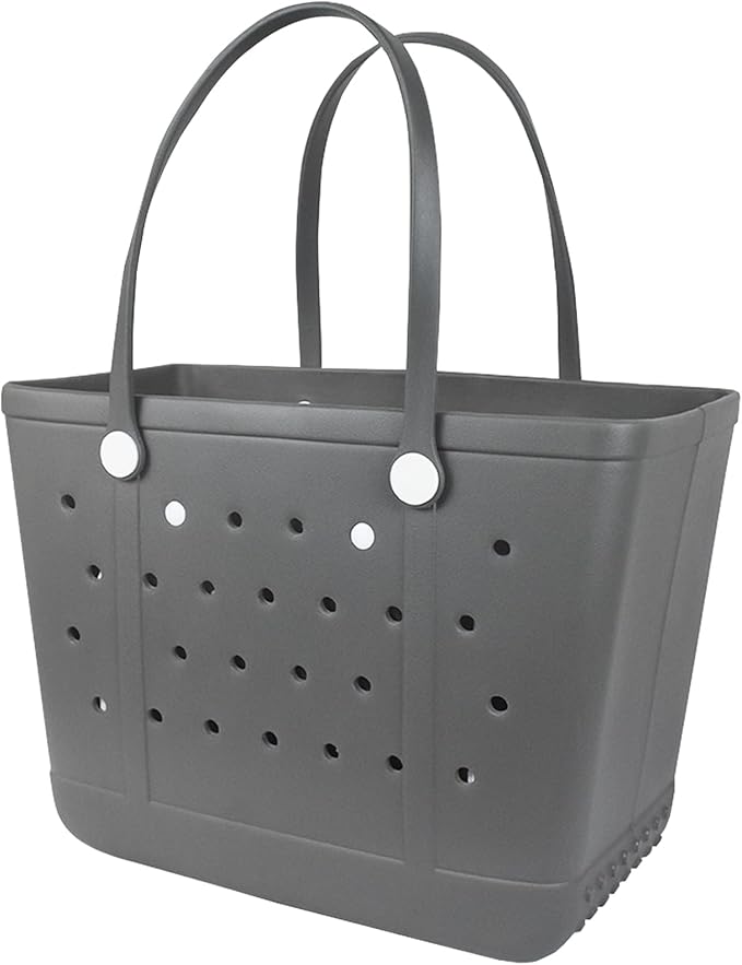 Beach Tote Bag for Women, Rubber Beach Bag Waterproof Sandproof, Extra Large EVA Tote Bag Boat Bag