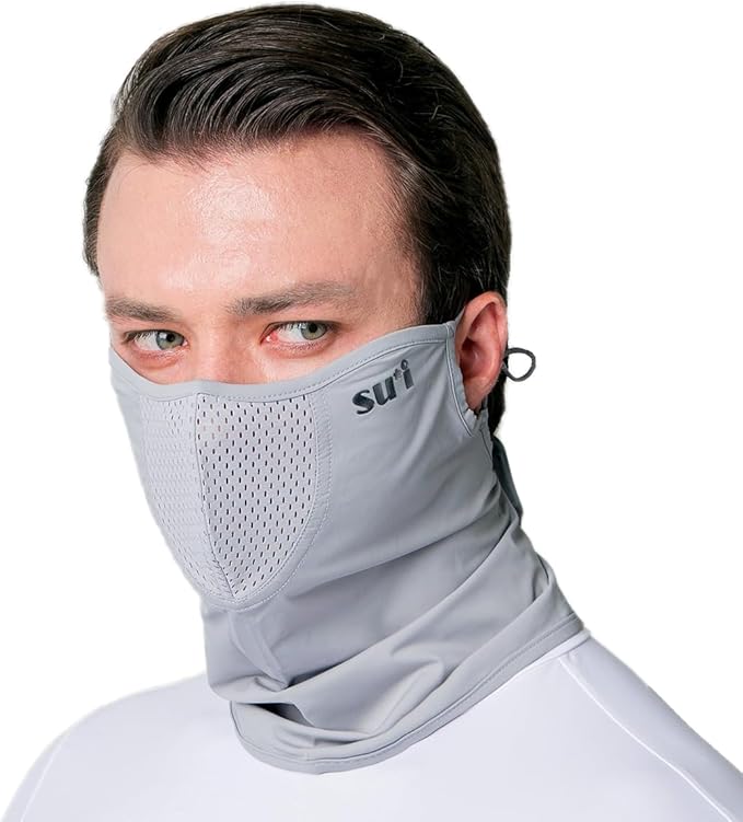 KOREA (Type B) UV Sun Protection Balaclava Half Face Mask - For Golf, Hiking, Running, Cycling & Outdoor Sports