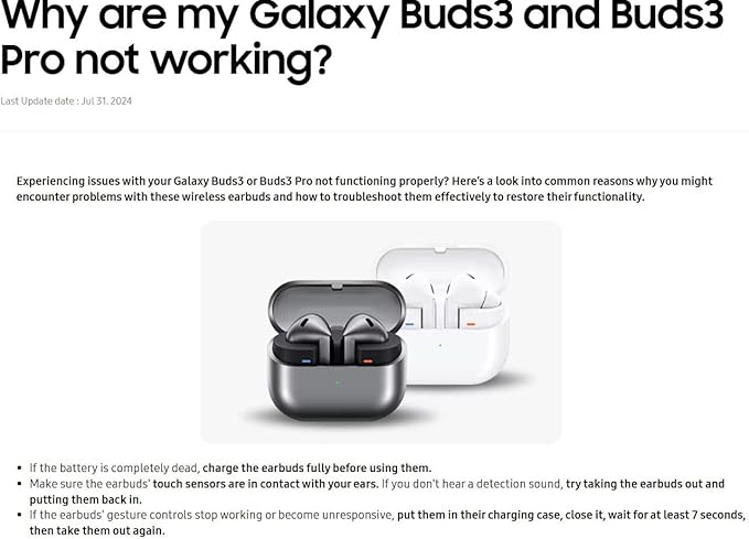 Samsung Galaxy Buds 3 Pro AI True Wireless Bluetooth Earbuds, Noise Cancelling, Sound Optimization, Redesigned Comfort Fit, Silver [US Version, Amazon Exclusive, 2Yr Warranty]