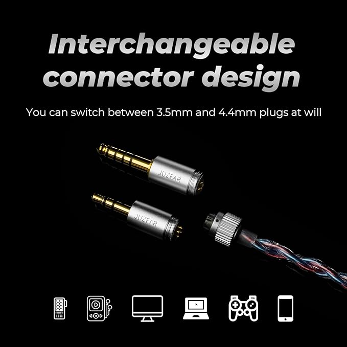 HiFiGo IEMs Juzear x Z Review Defiant in Ear Monitor, 1DD +3BA Hybrid Drivers Earphones, HiFi Wired Earbuds, Gaming Earbuds with 3.5/4.4mm Detachable Cable for Musician Audiophile Gamer (Green)