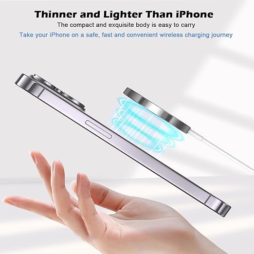 Magnetic Charger for iPhone 17,Mag-Safe Fast Wireless Charging 2Pack 6Foot Magnetic Apple Charger Pad with 2Pack USB C PD Fast Charging Block for iPhone 17/17 Pro/16 Pro Max/Plus/15/14,AirPods 3/Pro 2