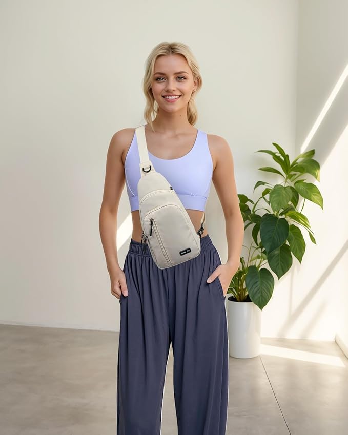 Seoky Rop Small Sling Bag Crossbody for Men Women One Strap Shoulder Cross Body Bag Sling Backpack for Travel