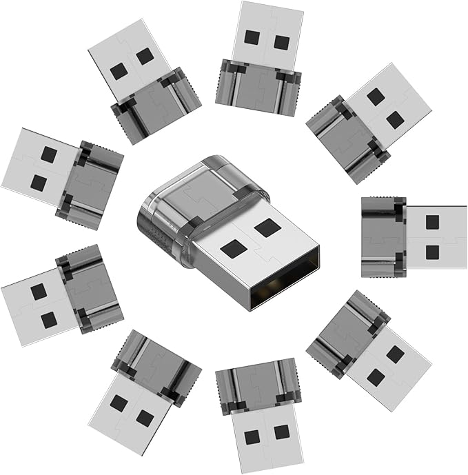 USB-A to USB-C Adapter 10 Pack, USBC Female to A Male OTG Charger, USB to USBC Converter for iPhone 15 Plus Pro Max/Apple Watch Ultra iWatch/AirPods/iPad Air/Car/Galaxy S24 S23 S22 Ultra