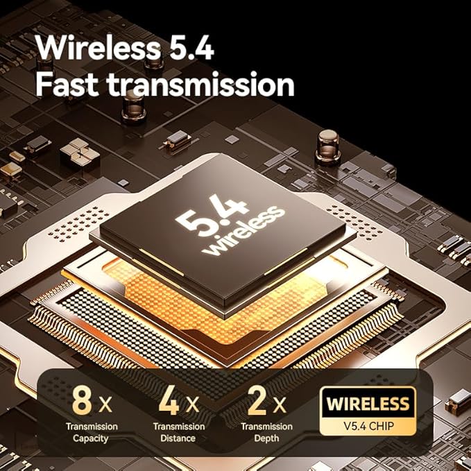 AI Translation Bluetooth On-Ear Headphones, LED Display, Noise-canceling Sports Headphones, AI OWS Earbuds Earring Style