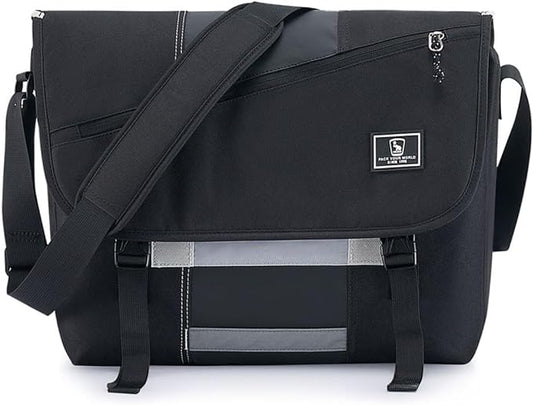 OIWAS Messenger Bag for Men, 15.6 Inch Laptop Crossbody Bags Women Casual Satchel Shoulder Bag College Travel Office Briefcase