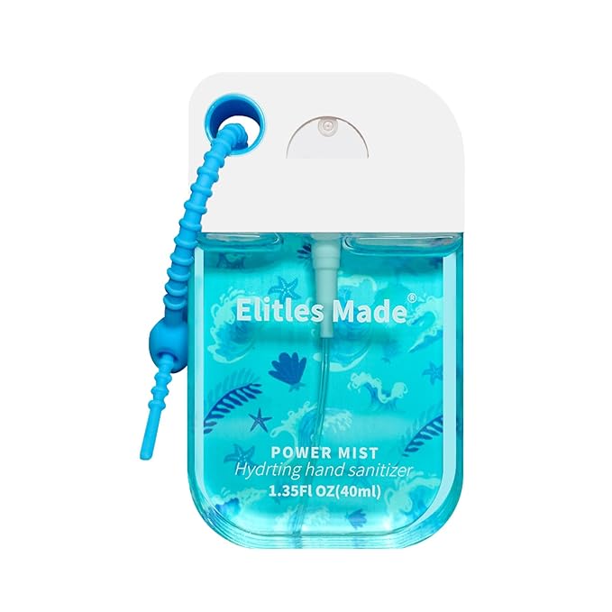 Hand Sanitizer Spray, 3Pack Spray Hand Sanitizer Travel Size With Cute Keychain, Scented Pocket Power Mist Hydrating Women Teen Girl Gifts, 1.35FL.OZ (Vanilla,Lavender,Ocean