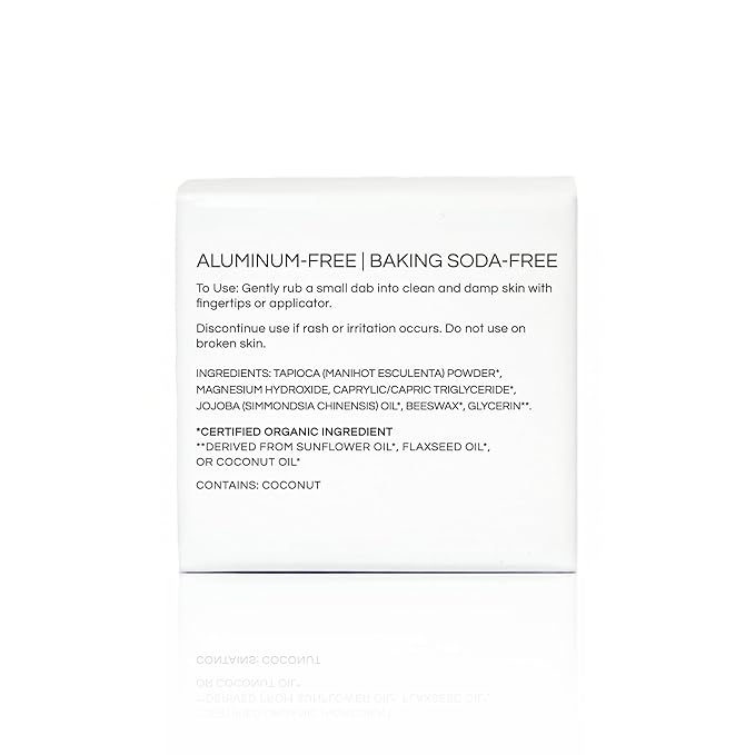 Little Seed Farm All Natural Deodorant Cream, Aluminum Free Deodorant for Women or Men, 2.4 Ounce - Unscented