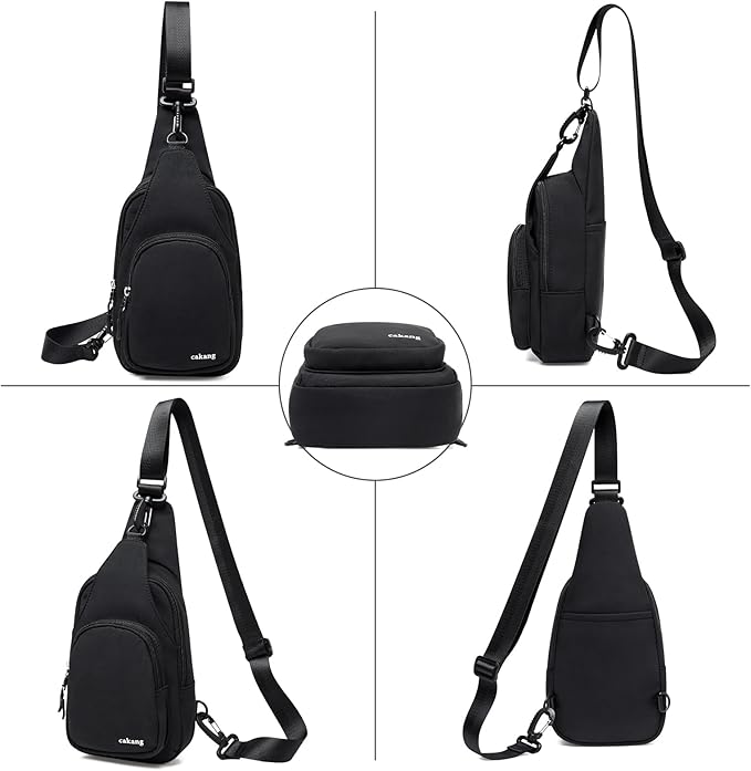 Womens Sling Bag Crossbody Bags for Women Vegan Leather Sling Backpack Daypack Fanny Pack Crossbody Purse Travel