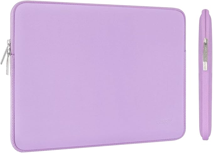 MOSISO Laptop Case 16 inch, 15-15.6 inch Laptop Sleeve Bag Compatible with MacBook Pro 16 inch, HP, Acer, Dell, Lenovo, ASUS Notebook, Neoprene Computer Sleeve Bag with Small Case, Purple