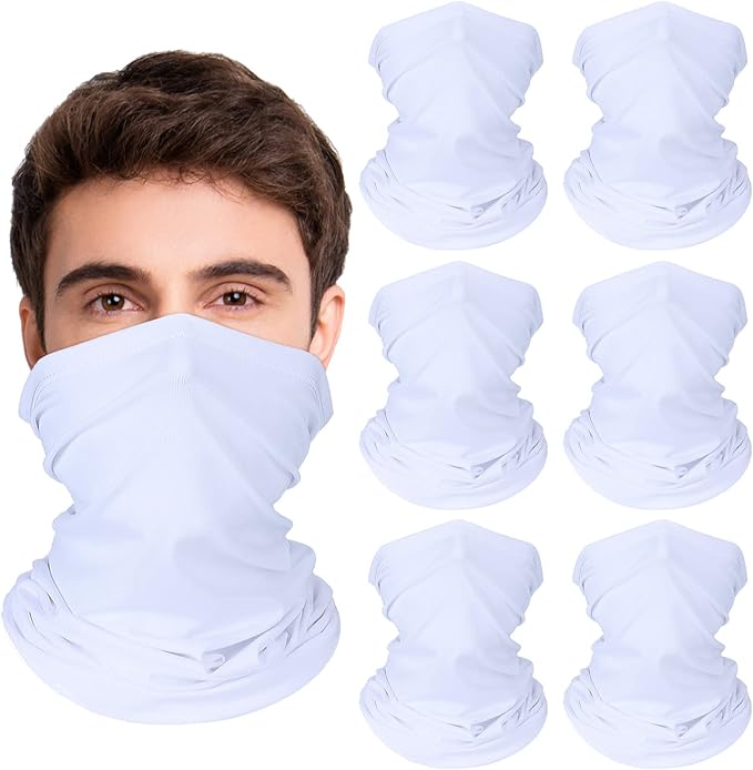 Geyoga Winter Face Mask for Men UV Protection Mask Sunscreen Breathable Windproof Neck Gaiters Scarf Fishing Cycling Running