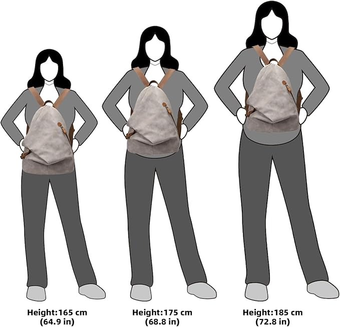 KL928 PU Leather Vintage Backpack – Large Casual Daypack Outdoor Travel Rucksack Hiking Backpacks for Men Women