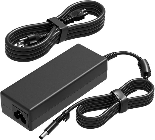 90W Power Supply Charger for HP Pavilion DV7 Elitebook 8730w ProBook 6360b 2000 G71 G72 Compaq CQ72 nw8440 18 19 20 21 22 23 24 27 ProDesk/EliteDesk/Omni/SlimlineAll-in-One Desktop