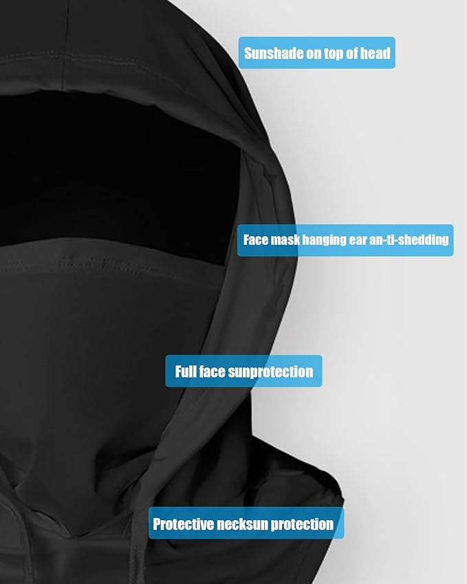 3 Pcs Cooling Balaclava Mask Summer Balaclava Sun UV Protection Hood Breathable Full Head Mask Face Cover for Men Women