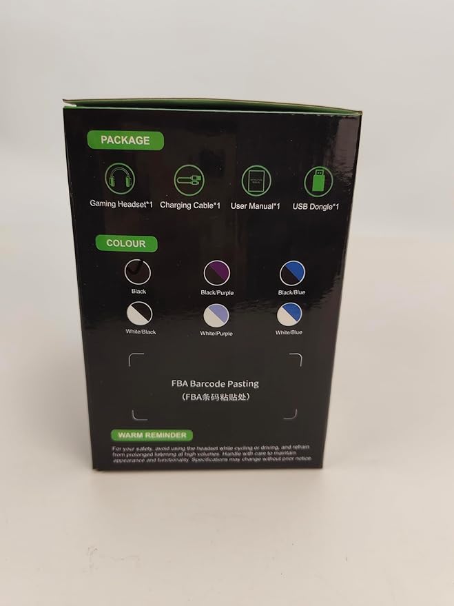 WG2 Wireless Gaming Headsets with Microphone for PS5, PS4, PC, Switch, Mac, Crystal Stereo Bluetooth Headphones, Wireless Headset 2.4GHz with Lossless Audio, 50 Hr Battery, Cool LED