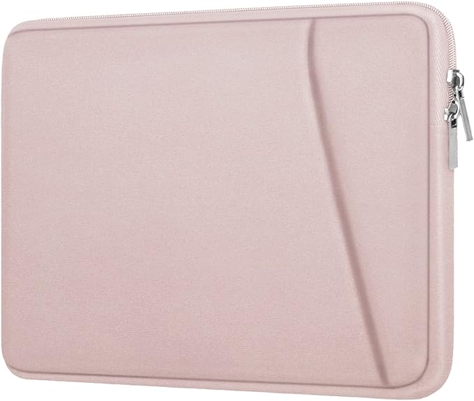 Laptop case 15.6 inch, Durable Briefcase Shockproof Protective Cover, Handbags Portable Laptop Bag for 15.6 inch HP Dell Asus Lenovo Notebook Computer Sleeve with Front Pocket, Pink