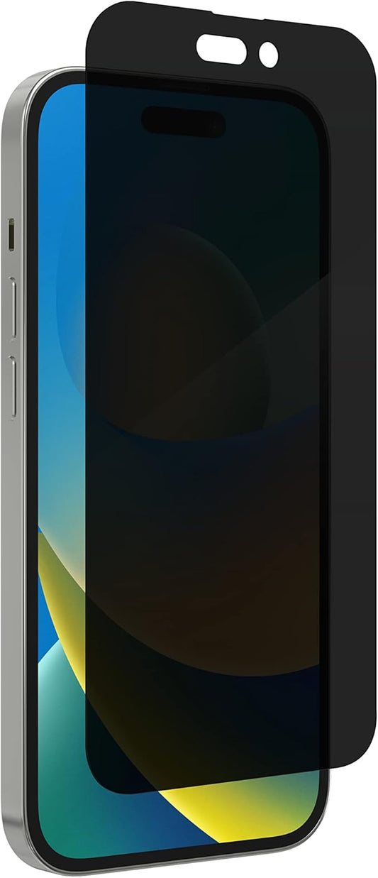 ZAGG Glass Elite Privacy 360 Screen Protector for Apple 16e/ 14/13/ 13 Pro - Four-Way Privacy Filter, 5X Tougher, Anti-Fingerprint Technology, InvisibleShield, Easy to Install