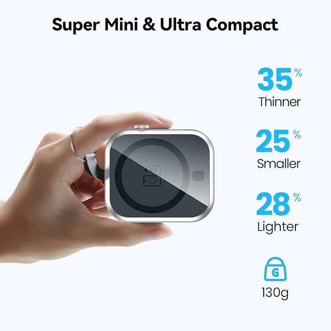 Magnetic Power Bank 10000mAh with Detachable Lanyard-3-in-1 Magnetic Wireless Charger,22.5W PD Fast Charging,Compact Portable Battery Pack for iPhone 16/15/14/13/12,Apple Watch & AirPods