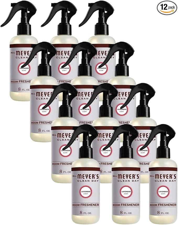 Mrs. Meyer's Clean Day Room Freshener, Lavender 8 Fl Oz (Pack of 12)