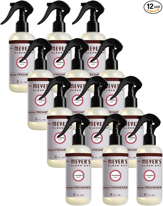 Mrs. Meyer's Clean Day Room Freshener, Lavender 8 Fl Oz (Pack of 12)