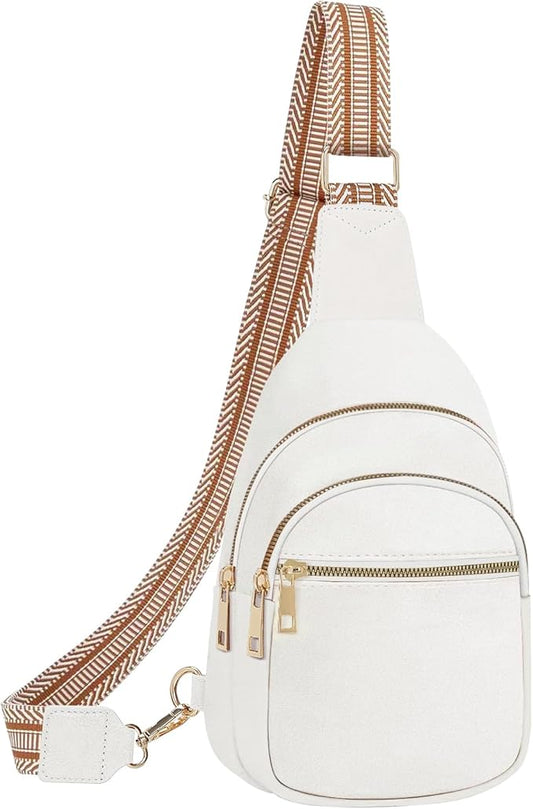 Small Leather Sling Bags for Women Fashion Crossbody Backpack Purse Sling Crossbody Bags